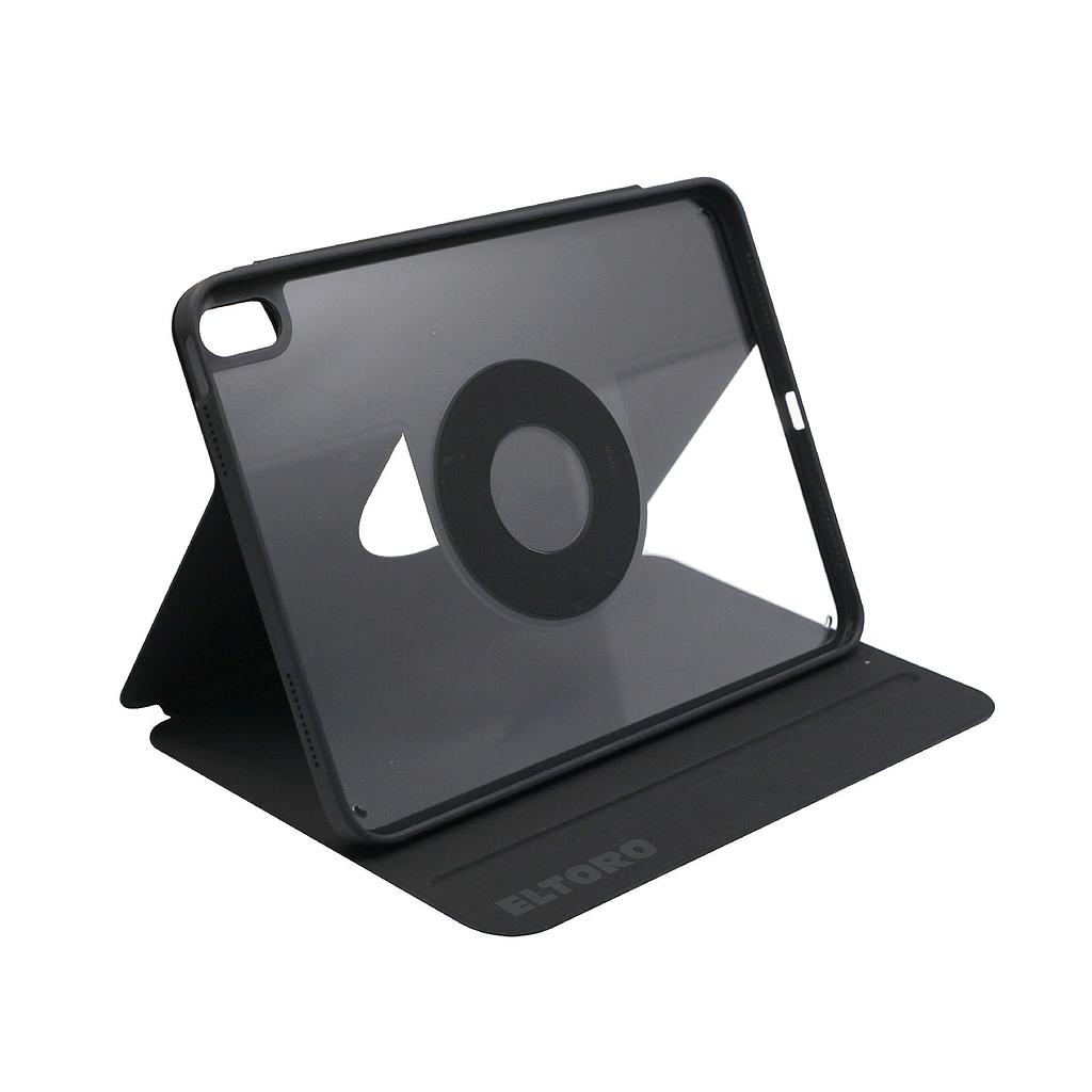 Eltoro Magnetic Stand Case for iPad Air 11"/10.9" (2020-2024) Gen6/5/4 - Clear/Black