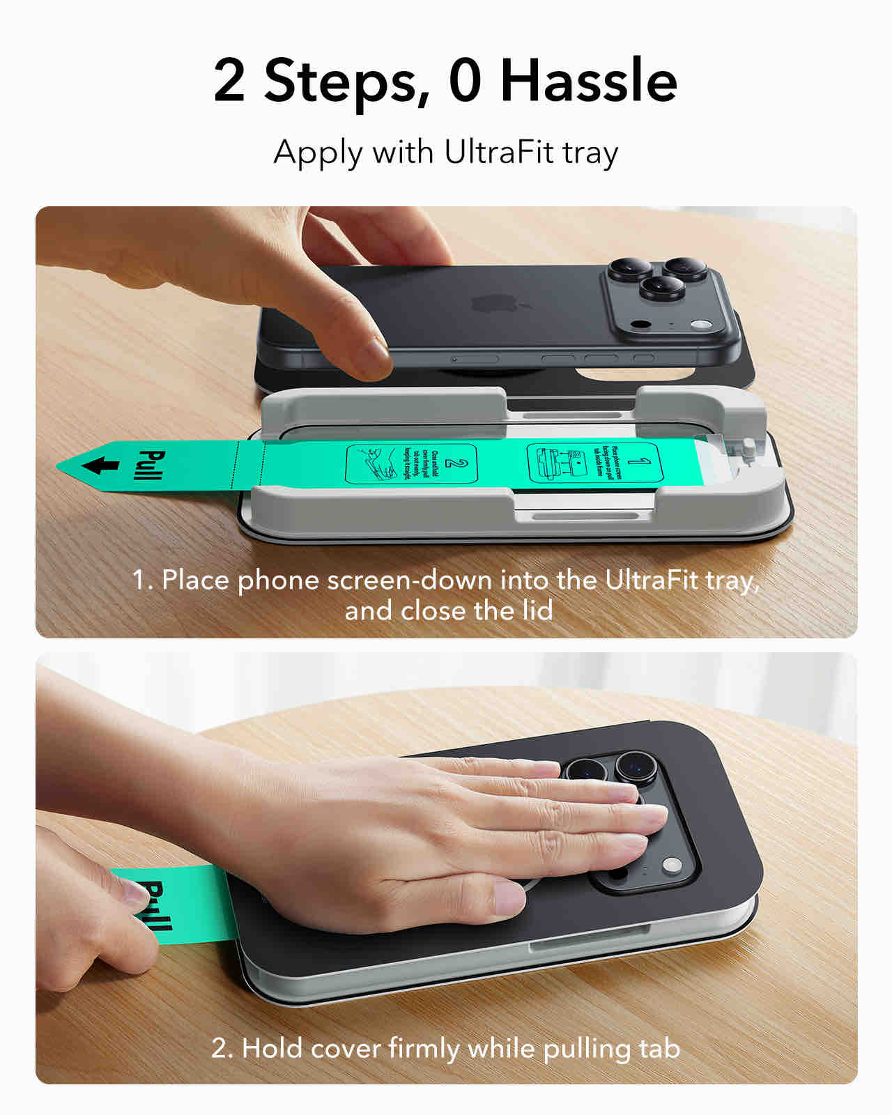 ESR iPhone 17 Pro Tempered Glass Screen Protector