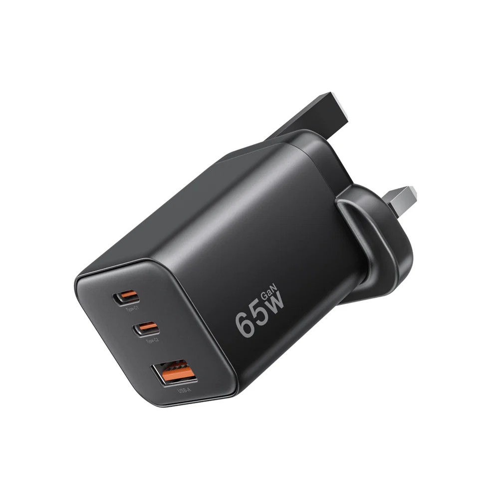 AMAZINGTHING THUNDER PRO GAN 65W 3PORTS 1A+2C WALL CHARGER