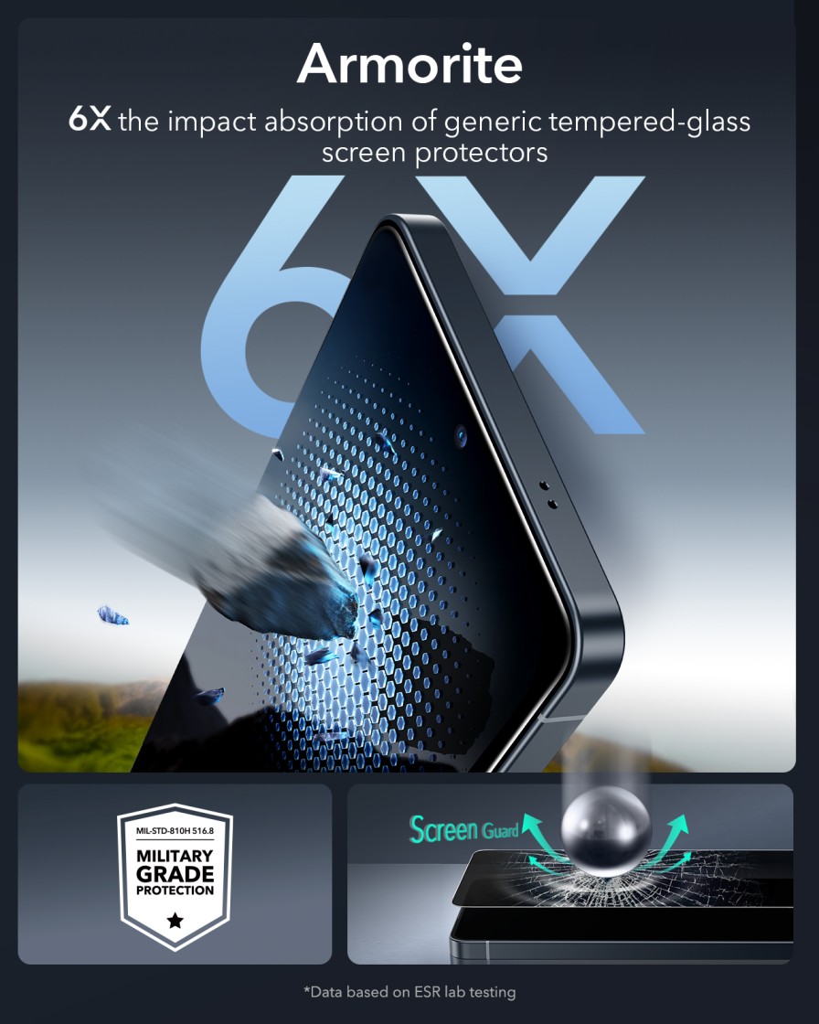 ESR Galaxy S26 Ultra Armorite (UltraFit Tray) Privacy Screen Protector - Privacy