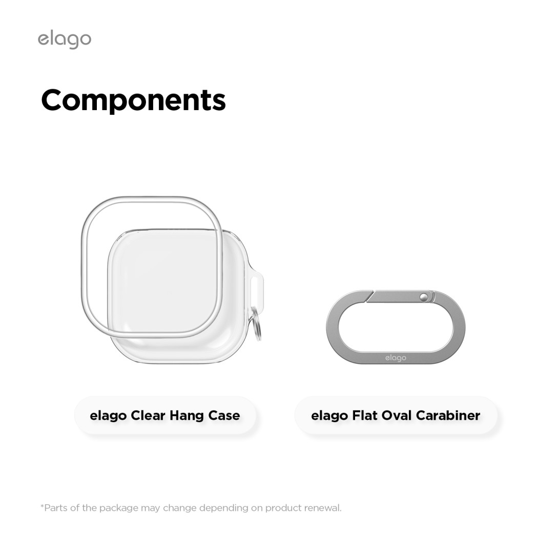 Elago Galaxy Buds 4 / 4 Pro Clear Hang Case
