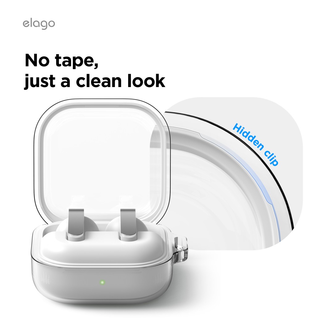 Elago Galaxy Buds 4 / 4 Pro Clear Hang Case