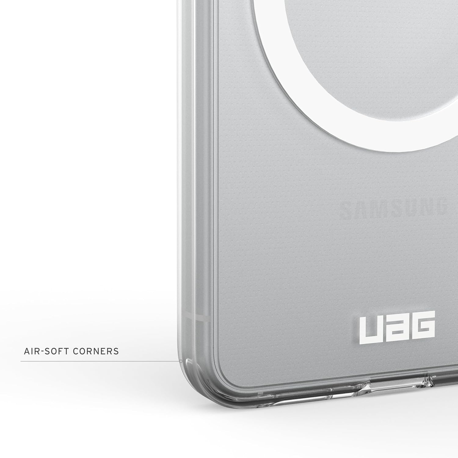 UAG Samsung Galaxy S26 Scout Clear w/Magnet Ice/White Case