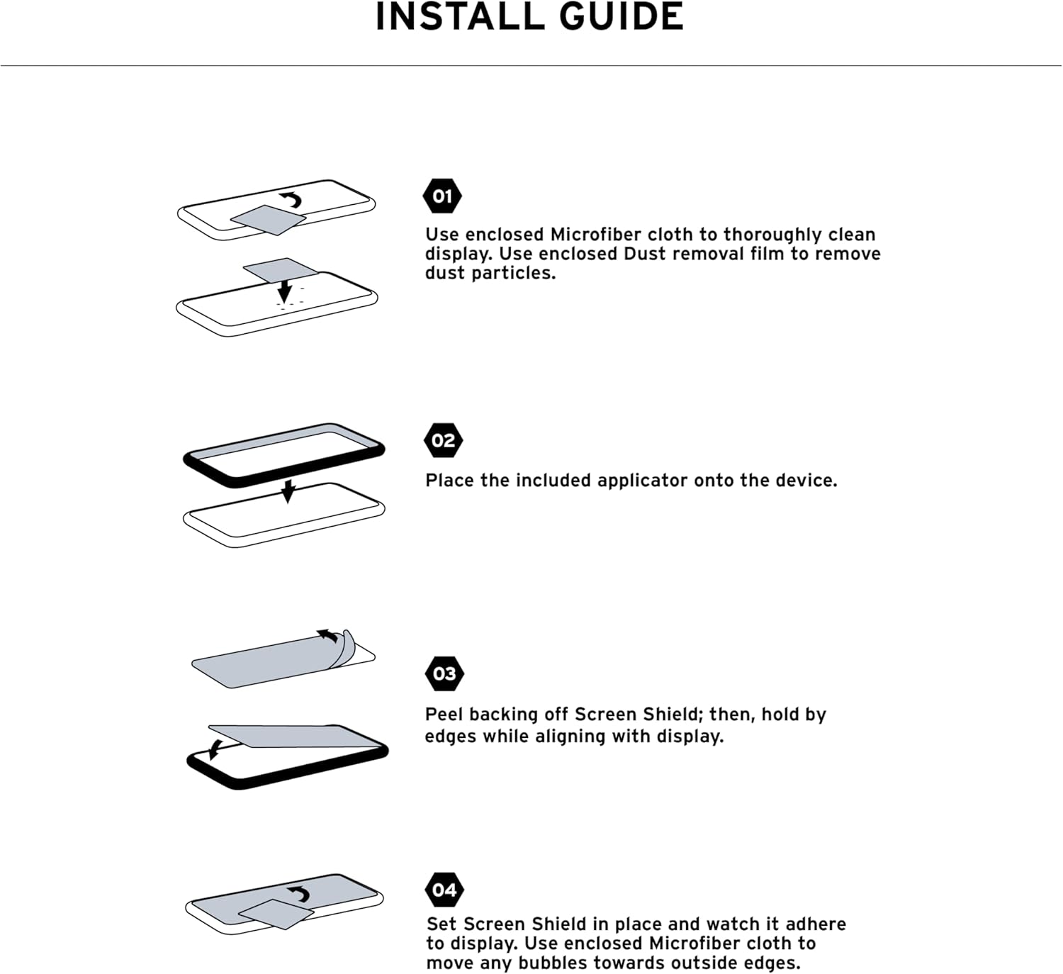 UAG Samsung Galaxy S26 Glass Shield Screen Protector