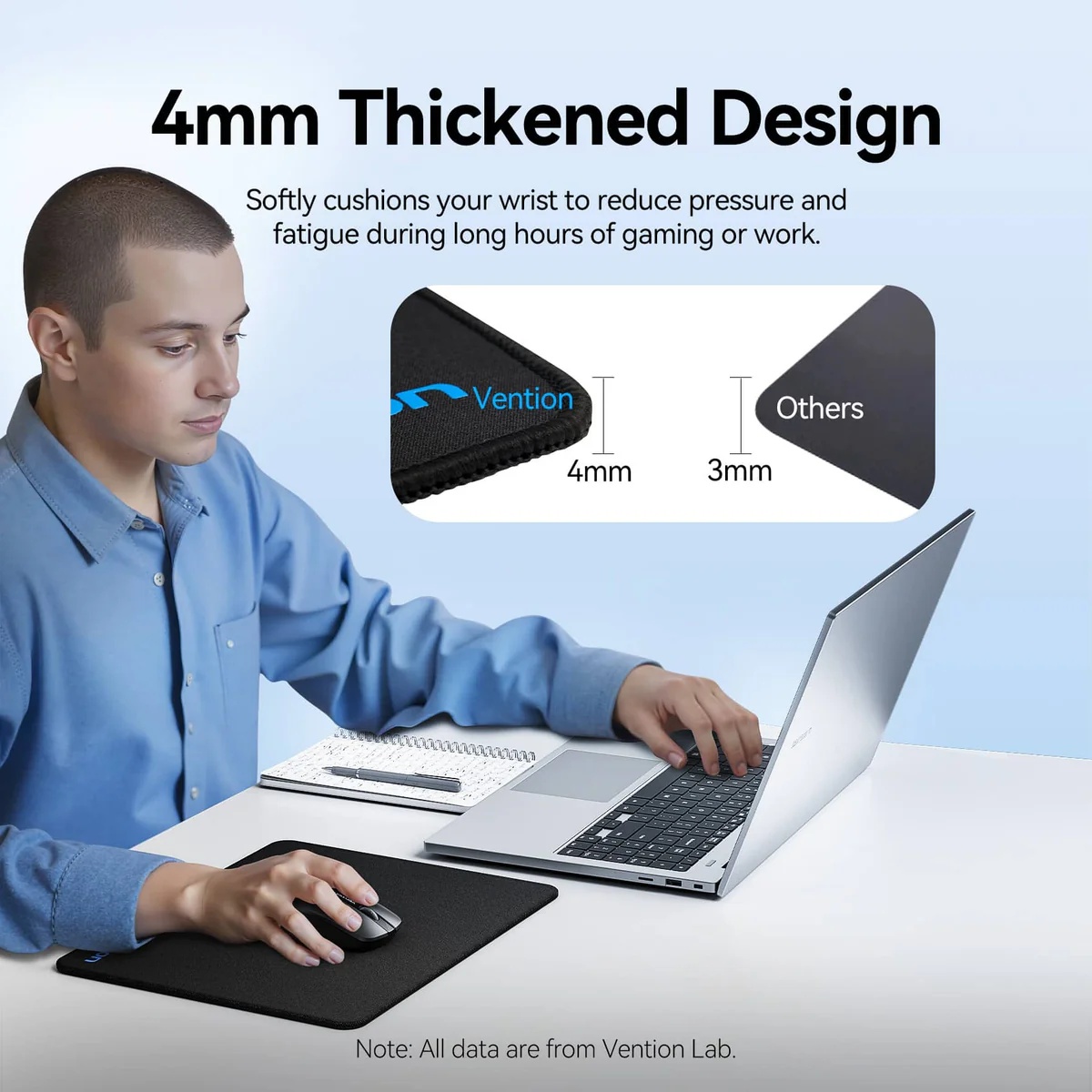 Vention FPS Gaming Mouse Pad Smooth Surface Type  320mm * 280mm * 4mm