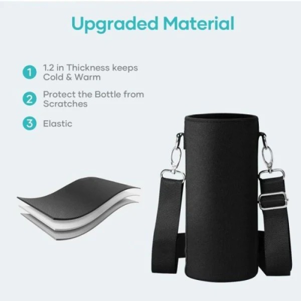 Buzio Water Bottle Holder Carrying Pouch for 1L