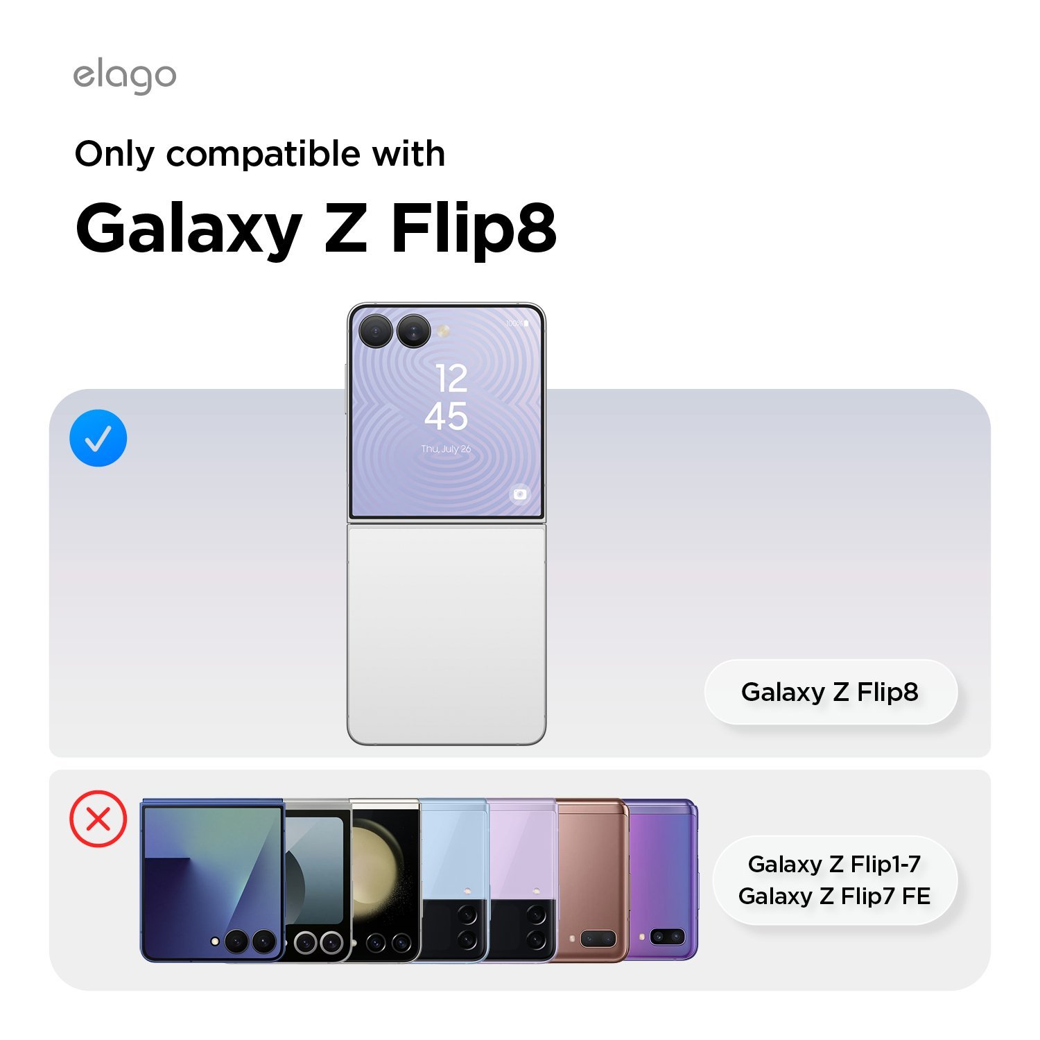 Elago Galaxy Z Flip 8 Magnetic PC Case