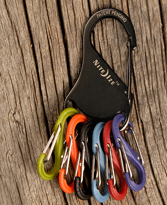 KeyRack - S-Biner® - Black/Plastic S-Biners®