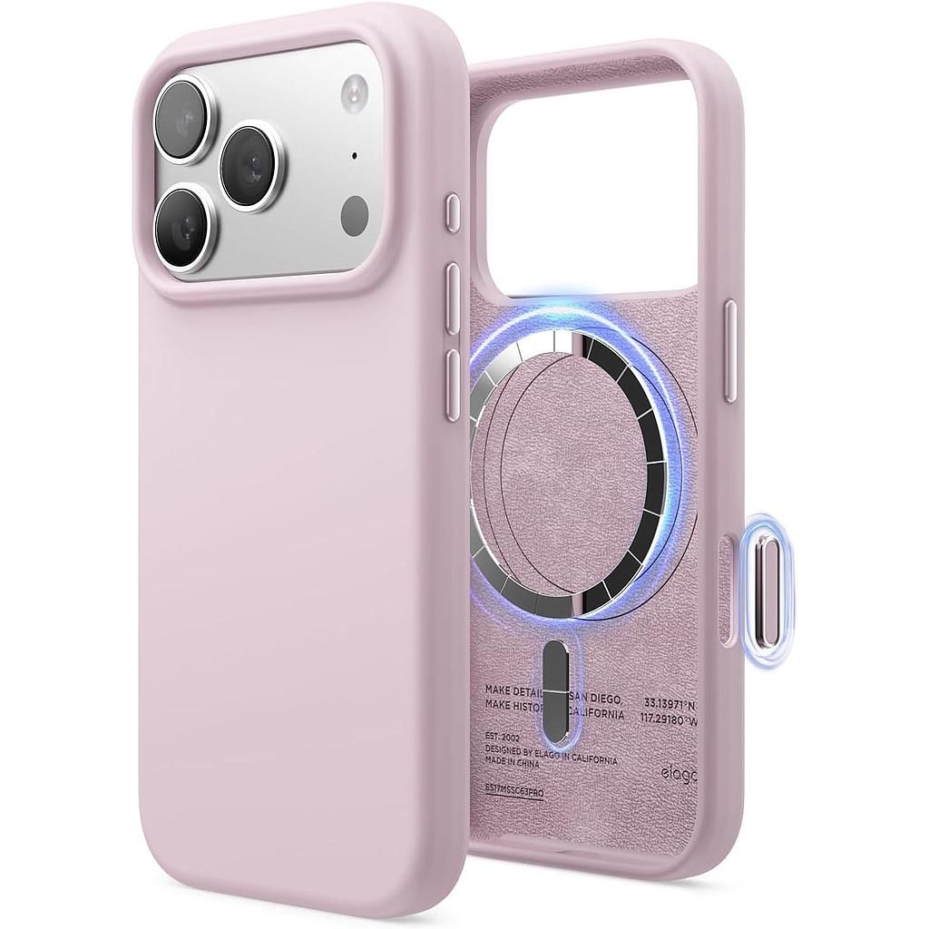 Elago iPhone 18 Pro/17 Pro Magnetic Silicone Case (Camera Control Key Included)