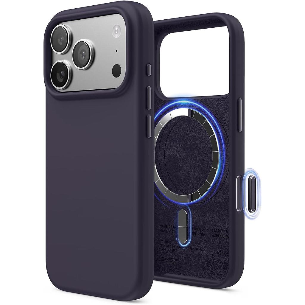 Elago iPhone 18 Pro/17 Pro Magnetic Silicone Case (Camera Control Key Included)