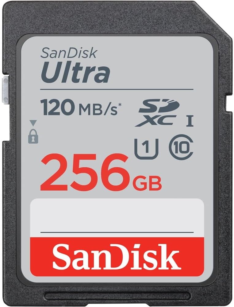 SANDISK ULTRA 256GB SDXC MEMORY CARD 120MB/S