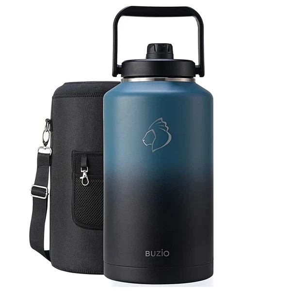 Buzio Rock Series 2 Gallon Jug with Spout Lid and Sleeve 7.5L