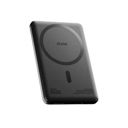 Statik 5000mAh MagSafe-compatible Power Bank with Semi-Solid Electrolyte technology V2