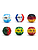 Waboba World Cup Flag Moon Ball