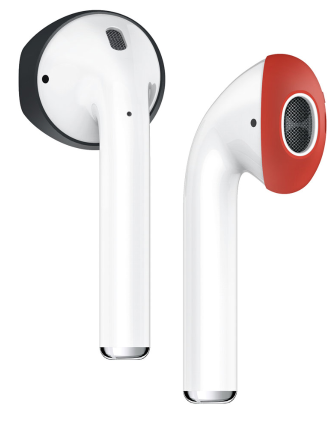 [EAP-PADSM-BKRD] Elago Airpods 1&2 Secure Fit (2 Pairs) (Black+Red)