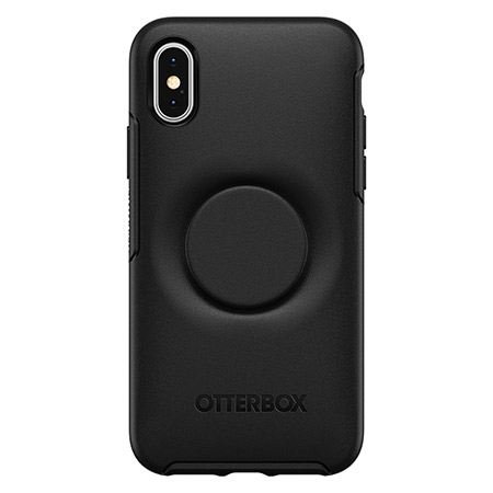 [77-61652] OtterBox iPhone X/Xs Symmetry Otter + Pop (Black)