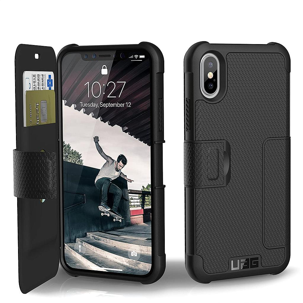 [IPHX-E-BL] UAG iPhone XS Metropolis Case (Black)