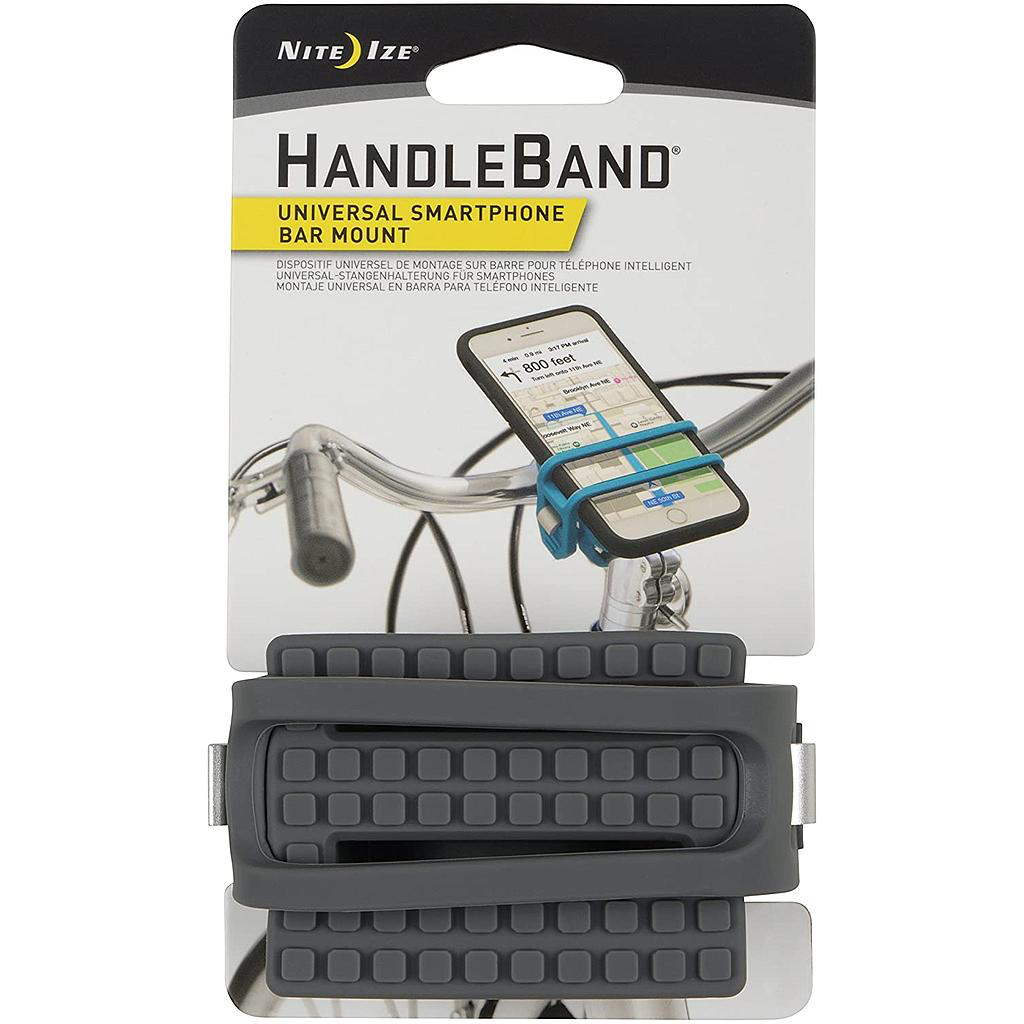 [HDB2-09-R3] NiteIze HandleBand® Universal Smartphone Bar Bike Mount (Charcoal)
