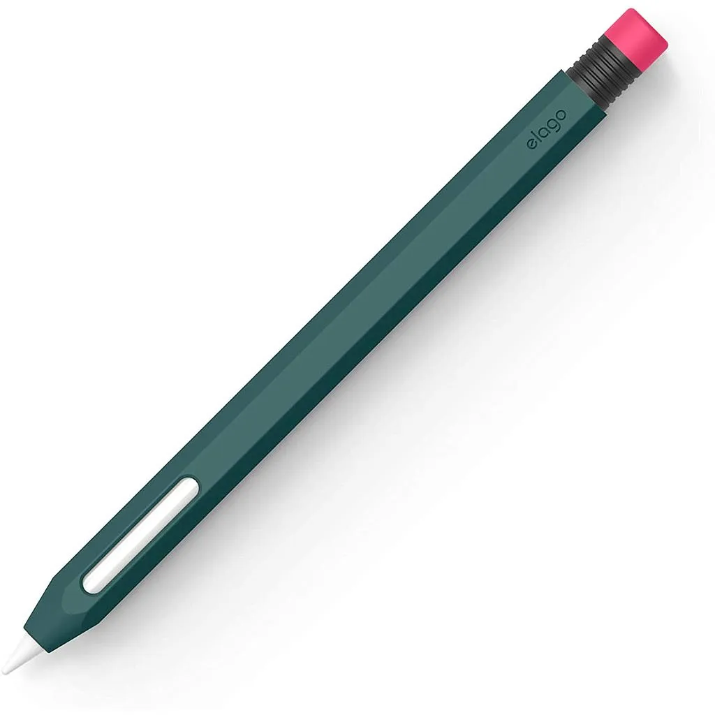 [EAPEN2-SC-MGR-OP] Elago Apple Pencil 2nd Gen /Apple Pencil Pro Classic Case (Online Packaging) (MIDNIGHT GREEN)