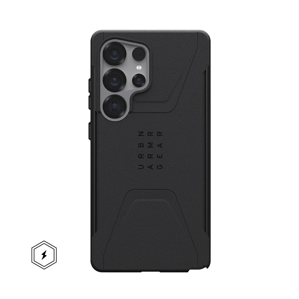 [214473114040] UAG Samsung Galaxy S25 Ultra Civilian MagSafe Case (Black)