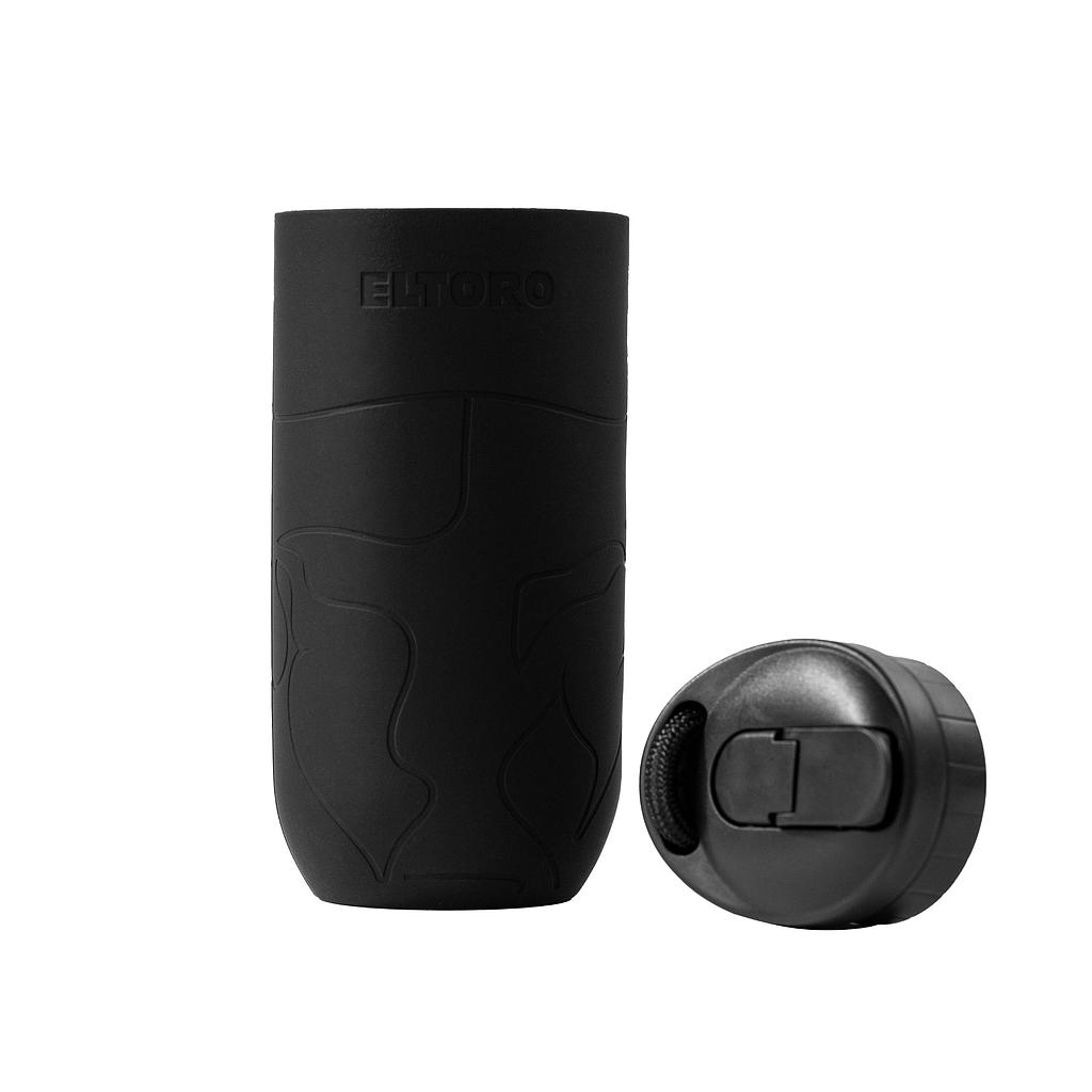 [ELTSLVLIDBLK] Eltoro Bottle Sleeves with Straw Lid (Black)