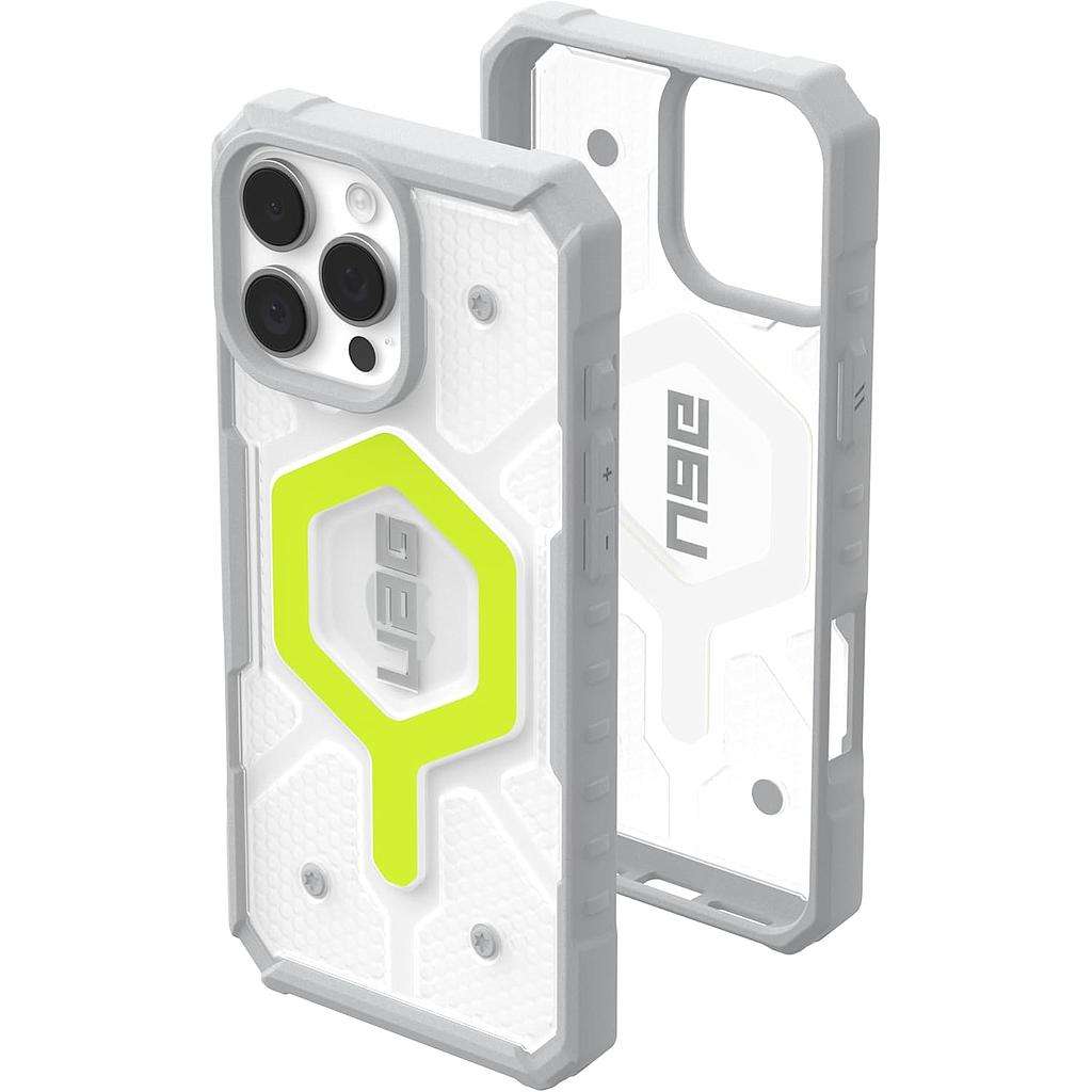 [114465118181] UAG iPhone 16 Pro Max Magsafe Pathfinder Clear Case (Active Neon)