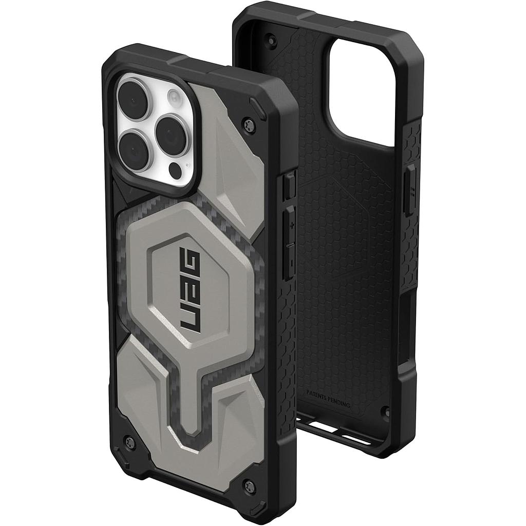 [114457113636] UAG iPhone 16 Pro Max Monarch Pro Magsafe Case (Titanium)
