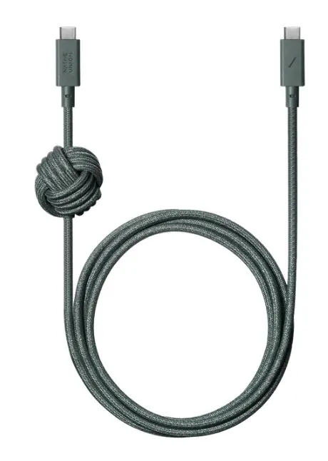 [ACABLE-C-GRN-NP] Native Union Cable-C To C 3M Anchor (slate Green)