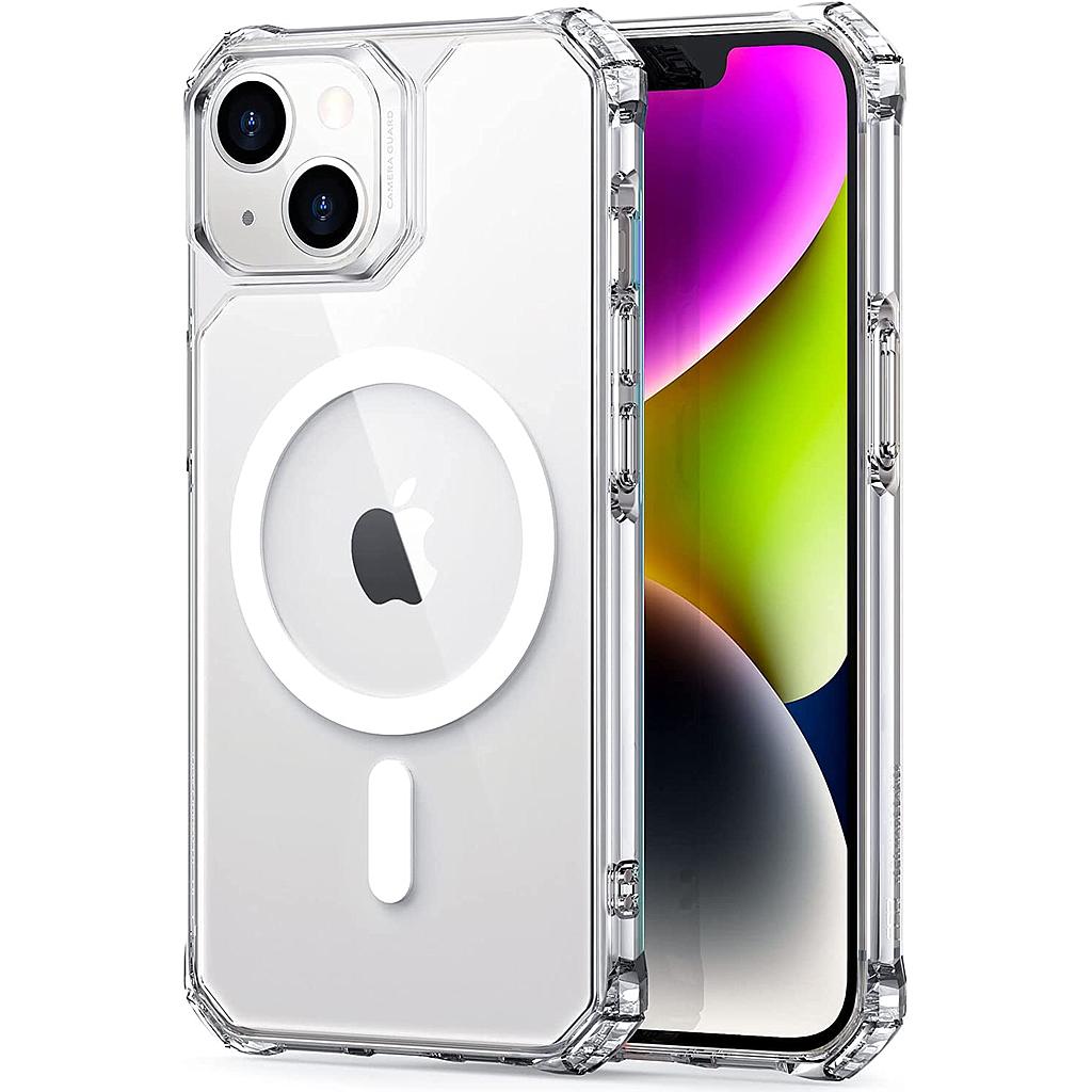 ESR iPhone 14 Air Armor with HaloLock Ring Clear MagSafe Case