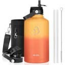 Buzio Duet Series Gallon Bottle with 2 Lids and Sleeve 3.8L