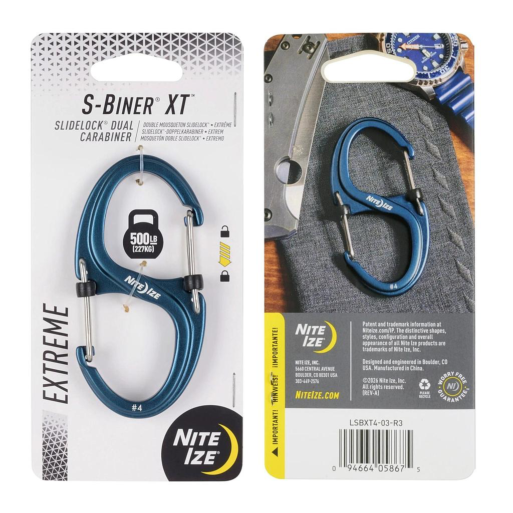 NiteIze S-Biner® XT™ SlideLock® Dual Carabiner