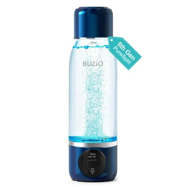 [X0048BRBXR] Buzio Portable Rechargeable Hydrogen Water Bottle Generator - 260ML
