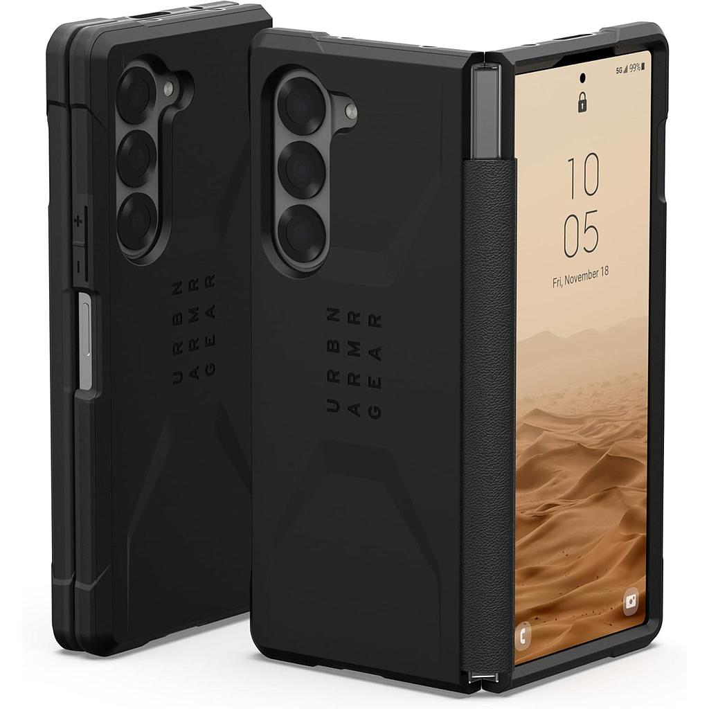 [214451114040] UAG Samsung Galaxy Z Fold 6 Civilian Black
