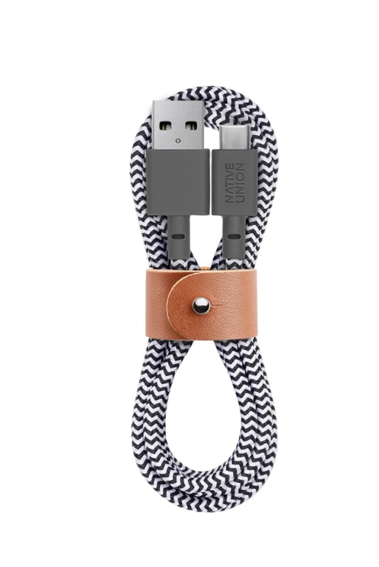 [BELT-KV-AC-ZEB] Native Union BELT CABLE-KV-TYPE A-C-ZEBRA-1.2M