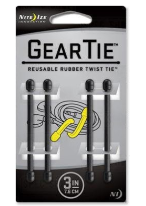 NiteIze Gear Tie® Reusable Rubber Twist Tie