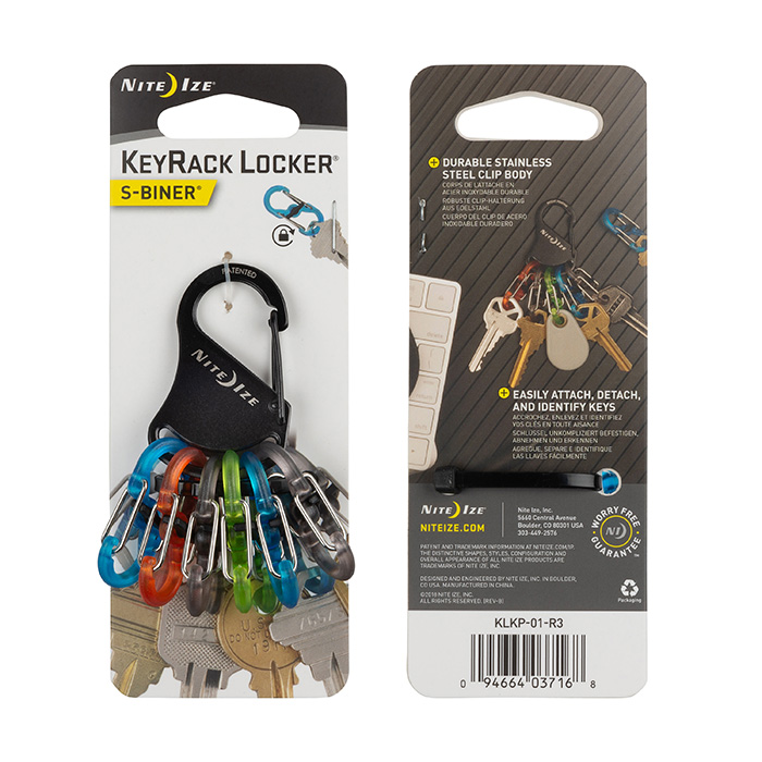 [KLKP-01-R3] NiteIze KeyRack Locker® - S-Biner®