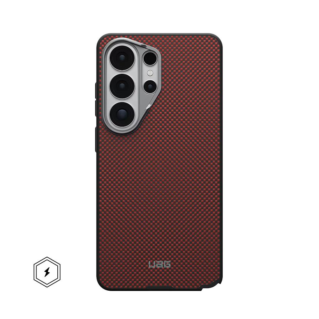 [214545119732] UAG Samsung Galaxy S26 Ultra Fibr Armr w/Magnet Case (Orange/Charcoal)
