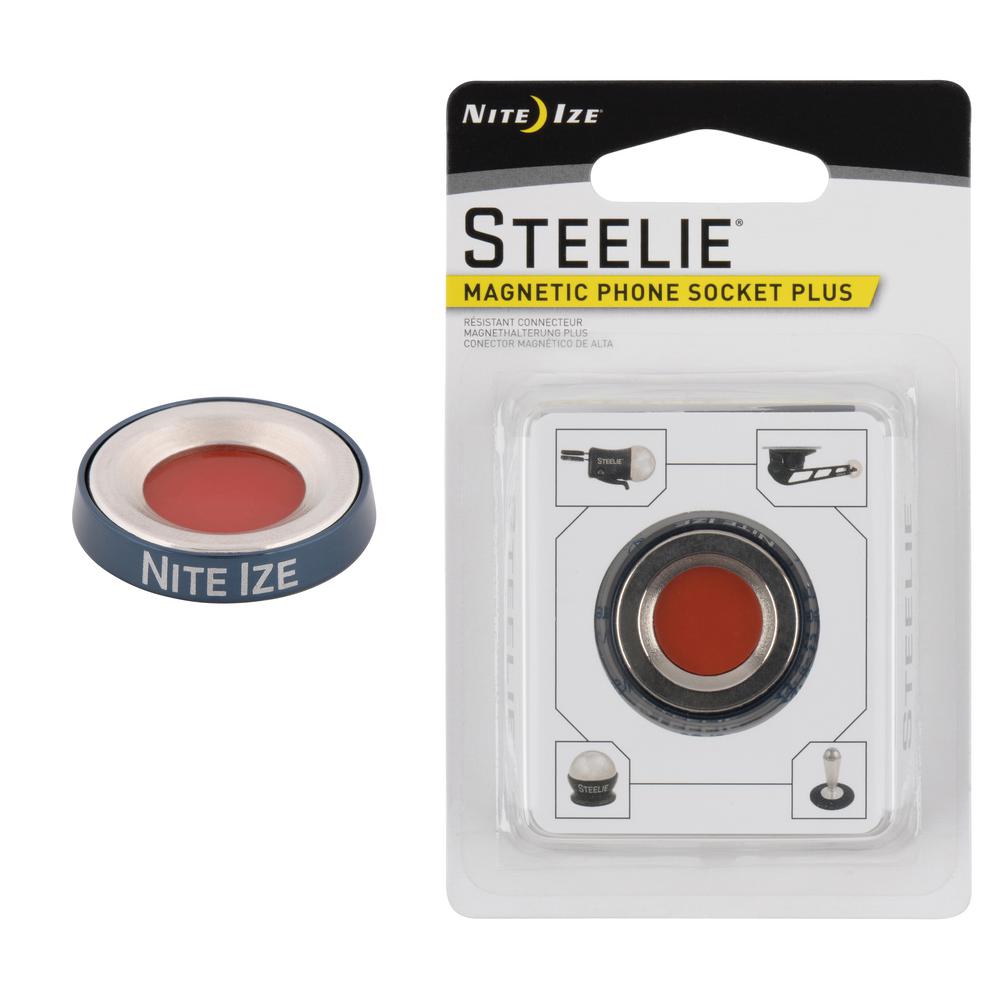 [STHDM-11-R7] Niteize Steelie® Magnetic Phone Socket Plus