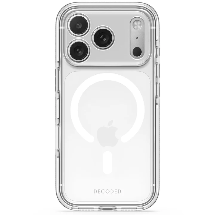 [D27IPO18PBCT2FA] Decoded DropTec Transparent Backcover for iPhone 18/17 Pro Case (Frosted Aqua)