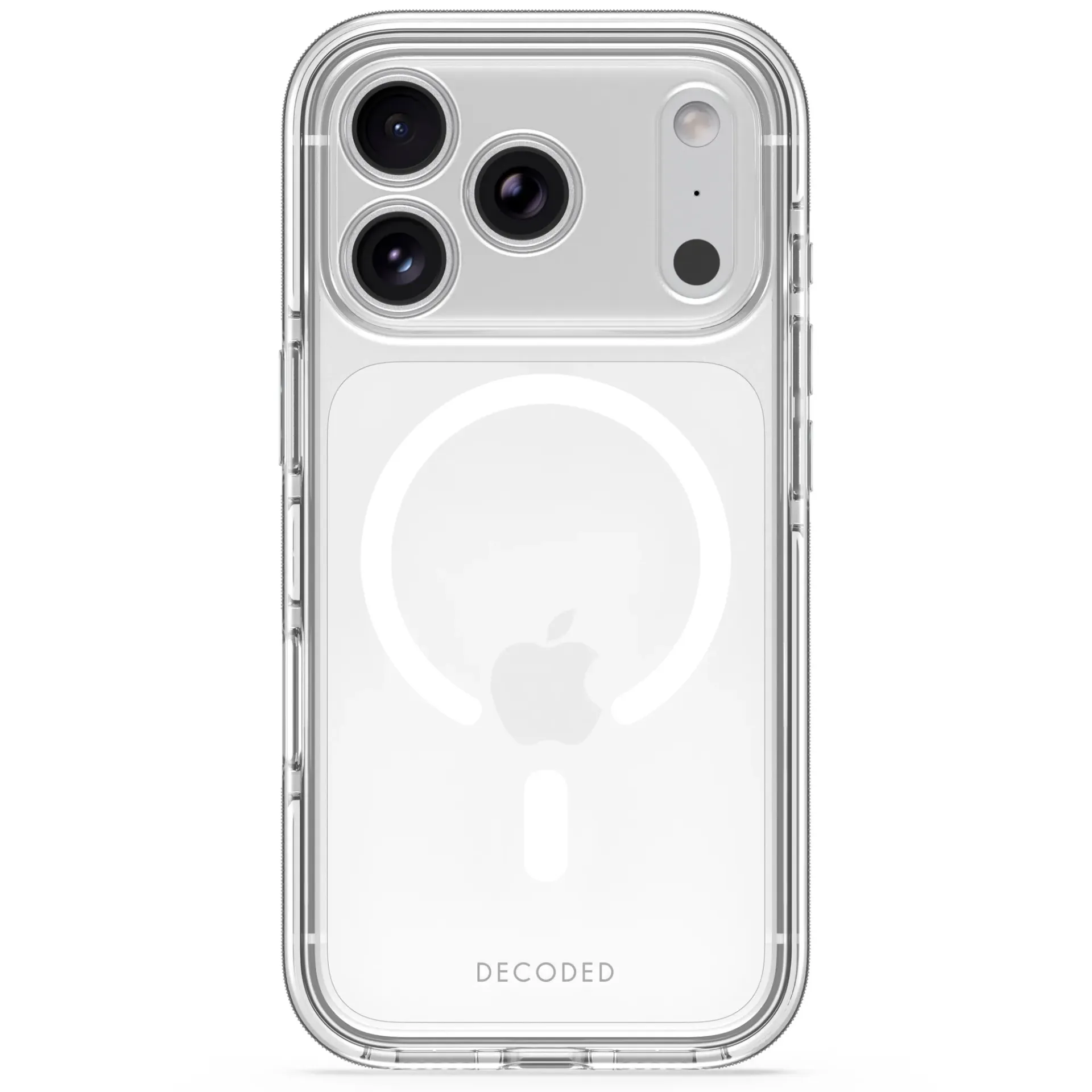 [D27IPO18PMBCT2FA] Decoded DropTec Transparent Backcover for iPhone 18/17 Pro Max Case (Frosted Aqua)