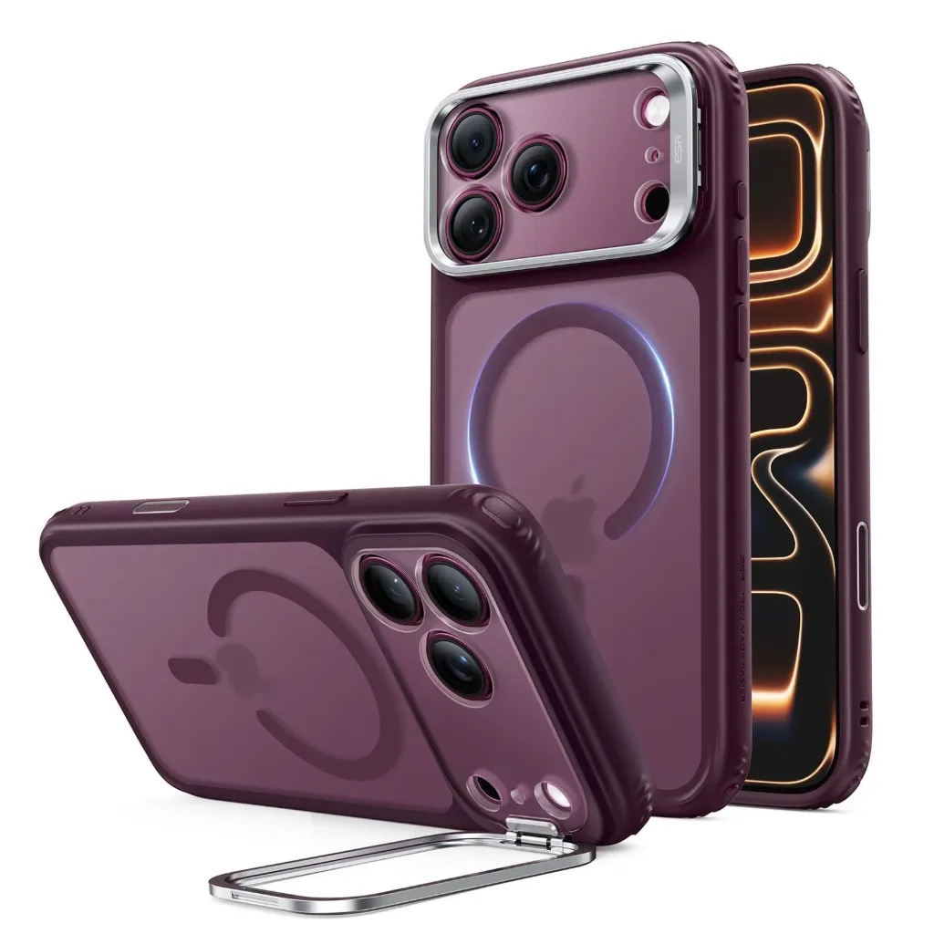 ESR iPhone 18 Pro / 17 Pro Classic Hybrid Magnetic Case (Camera Control,Stash Stand)