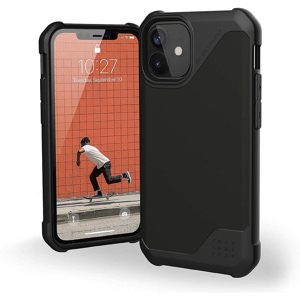 [11234O113840] UAG iPhone 12 mini Metropolis LT SATN ARMR Case- Black