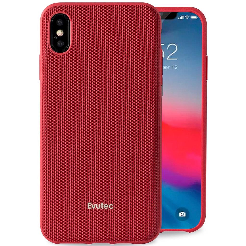 [AP-008-MP-B02] Evutec iPhone XS Ballistic Nylon Case w/Vent Mount (Red)