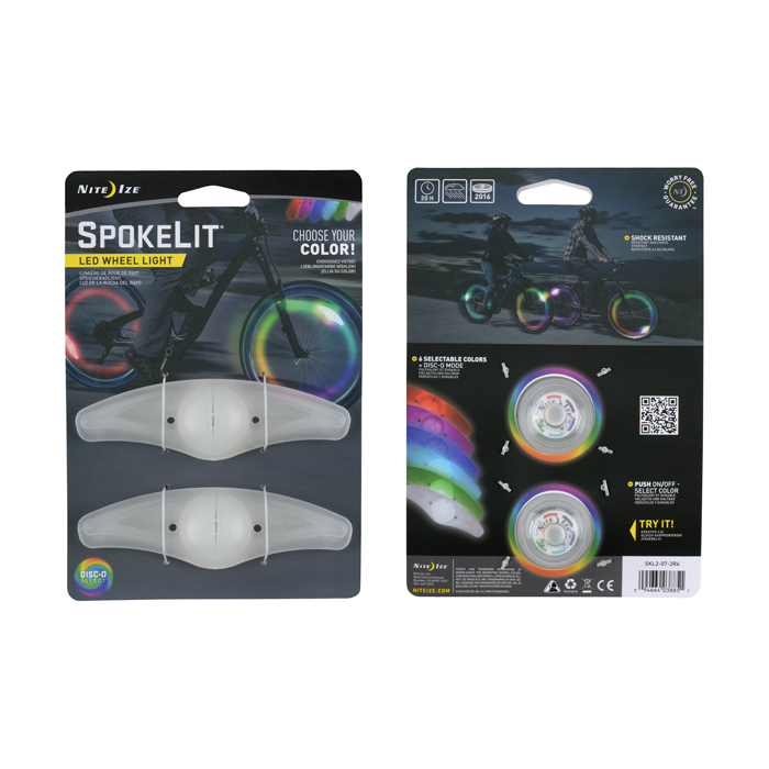[SKL2-07-2R6] NiteIze SpokeLit® Bike Wheel Light - 2 Pack - Disc-O Select™