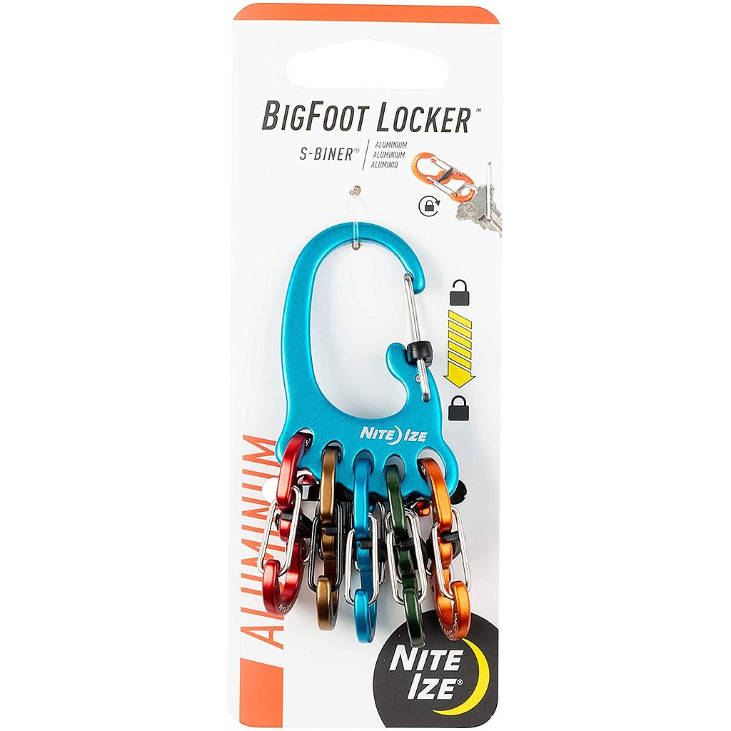 [KLKBFA-03-R6] NiteIze BigFoot Locker® KeyRack™ Aluminum - Assorted