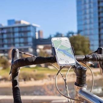 [SUSBM-01-R3] NiteIze Squeeze™ Rotating Smartphone Bar Mount for Bikes (Black)