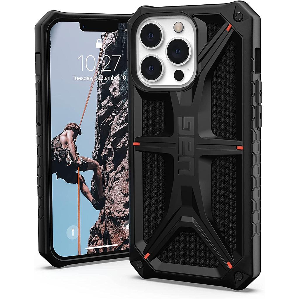 [113151113940] UAG iPhone 13 Pro Monarch Case - Kevlar Black