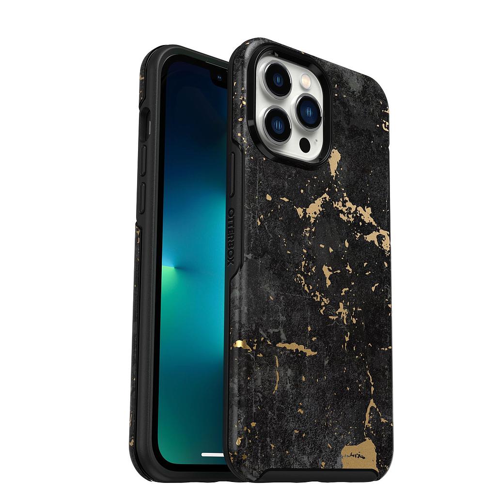 [77-84984] OtterBox iPhone 13 Pro Max / iPhone 12 Pro Max Symmetry Case - Black / Gold
