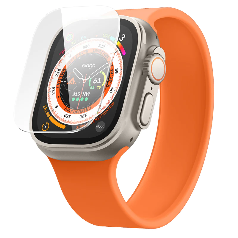 [EAWULTRA-49TG] Elago Apple Watch Ultra Tempered Glass Screen Protector