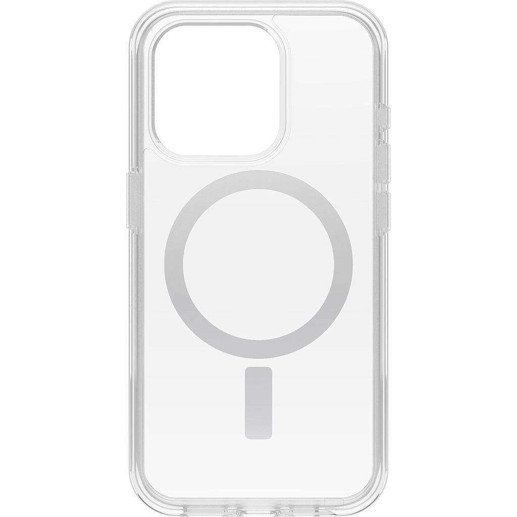 [77-93026] OtterBox iPhone 15 Pro Symmetry Clear MagSafe Case - Clear
